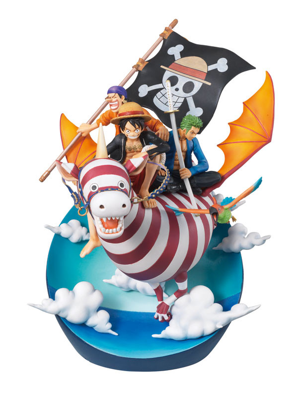 Monkey D. Luffy, Roronoa Zoro, Usopp, One Piece, MegaHouse, Pre-Painted, 4535123814273